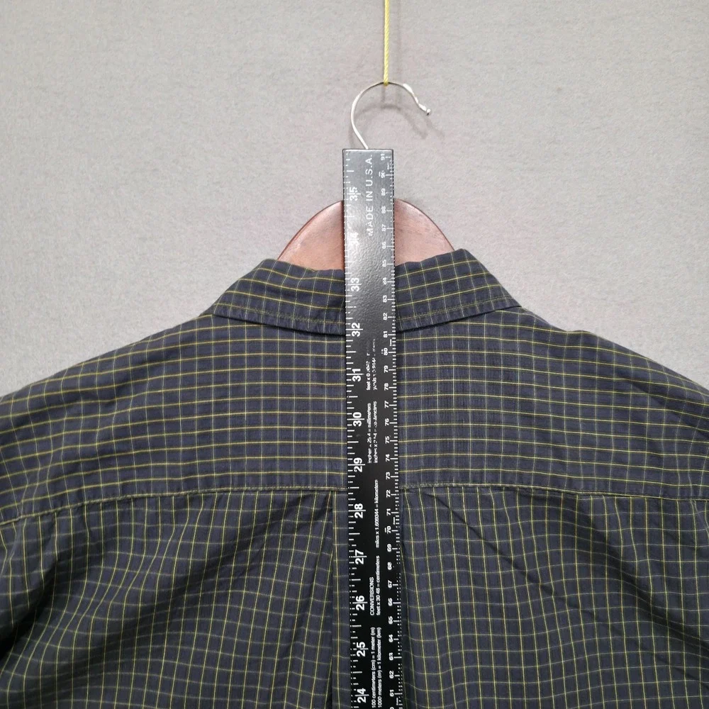 Mark‎ Alexander Sport Men's Long Sleeve Button Up Black Check Shirt Size XL